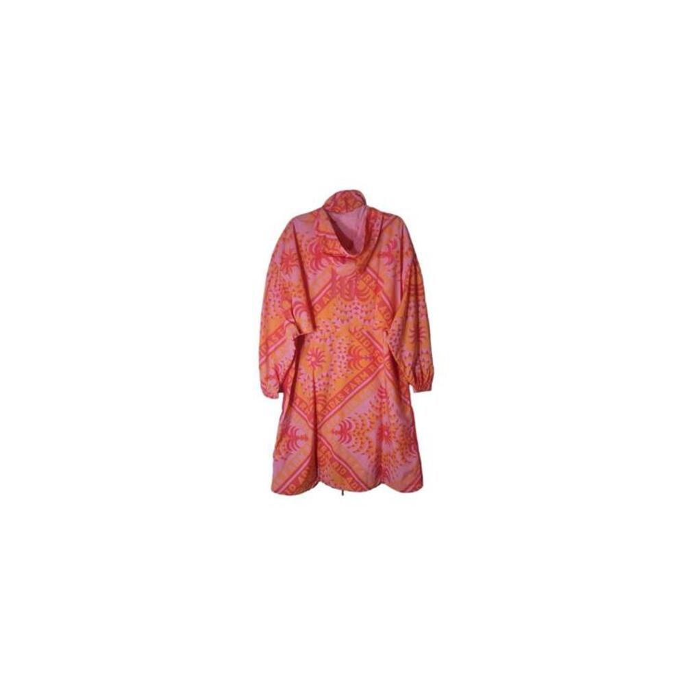Adidas Women’s x FARM Rio MYSHELTER Jacket, Semi Pink Glow / Tomato Size S - Picture 4 of 5